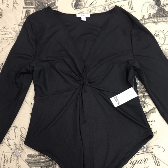 Bar III Twisted Thong Bodysuit - Picture 4 of 5